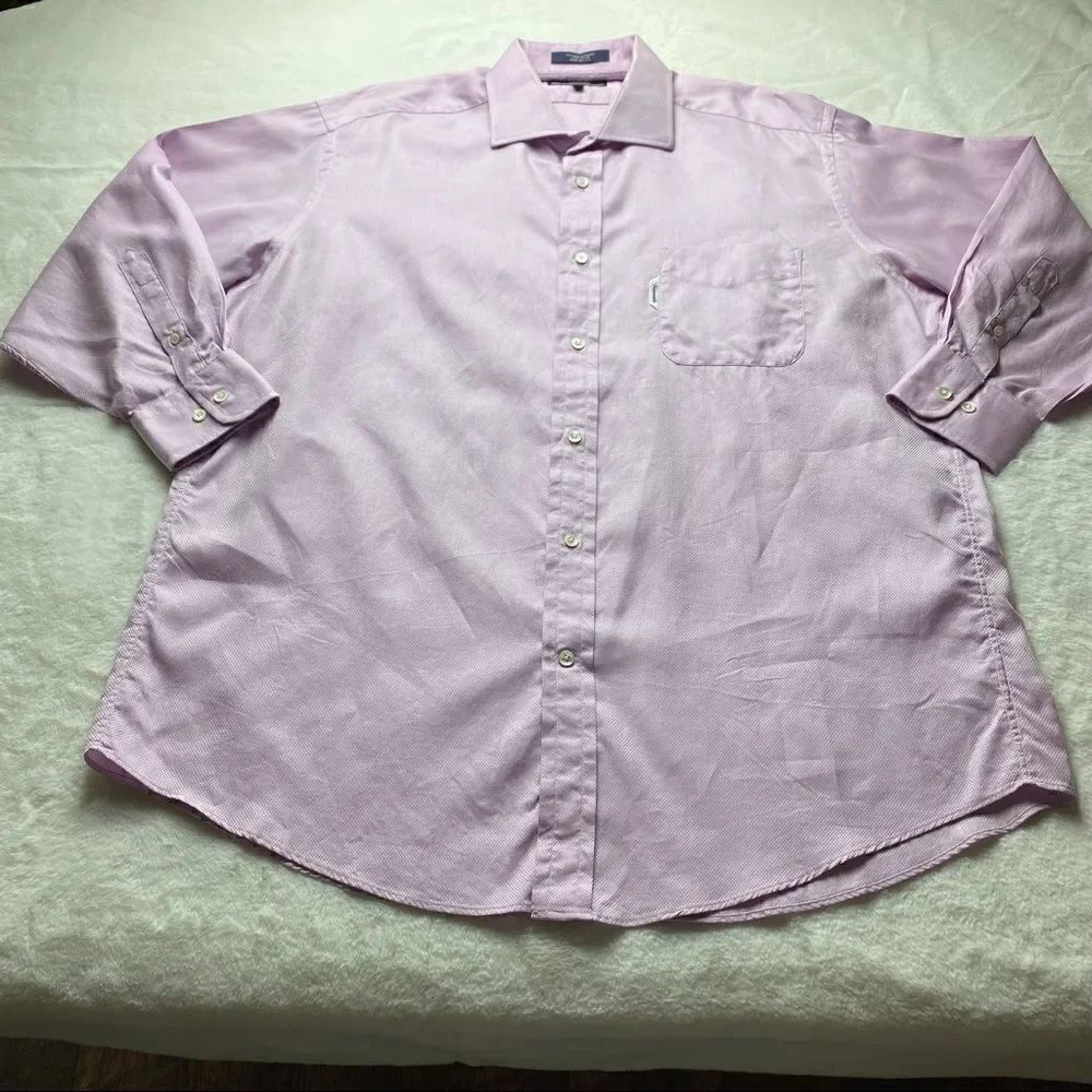 Faconnable Long Sleeve Dress Shirt Size Large